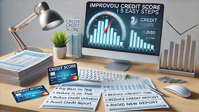 How to Improve Credit Score in 5 Easy Steps!