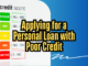 Applying for a Personal Loan with Poor Credit