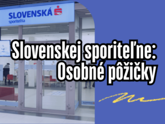 Slovenskej sporiteľne- Osobné pôžičky