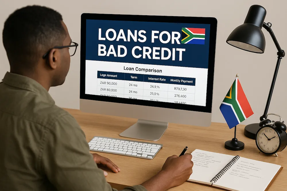 Loans for Bad Credit in South Africa