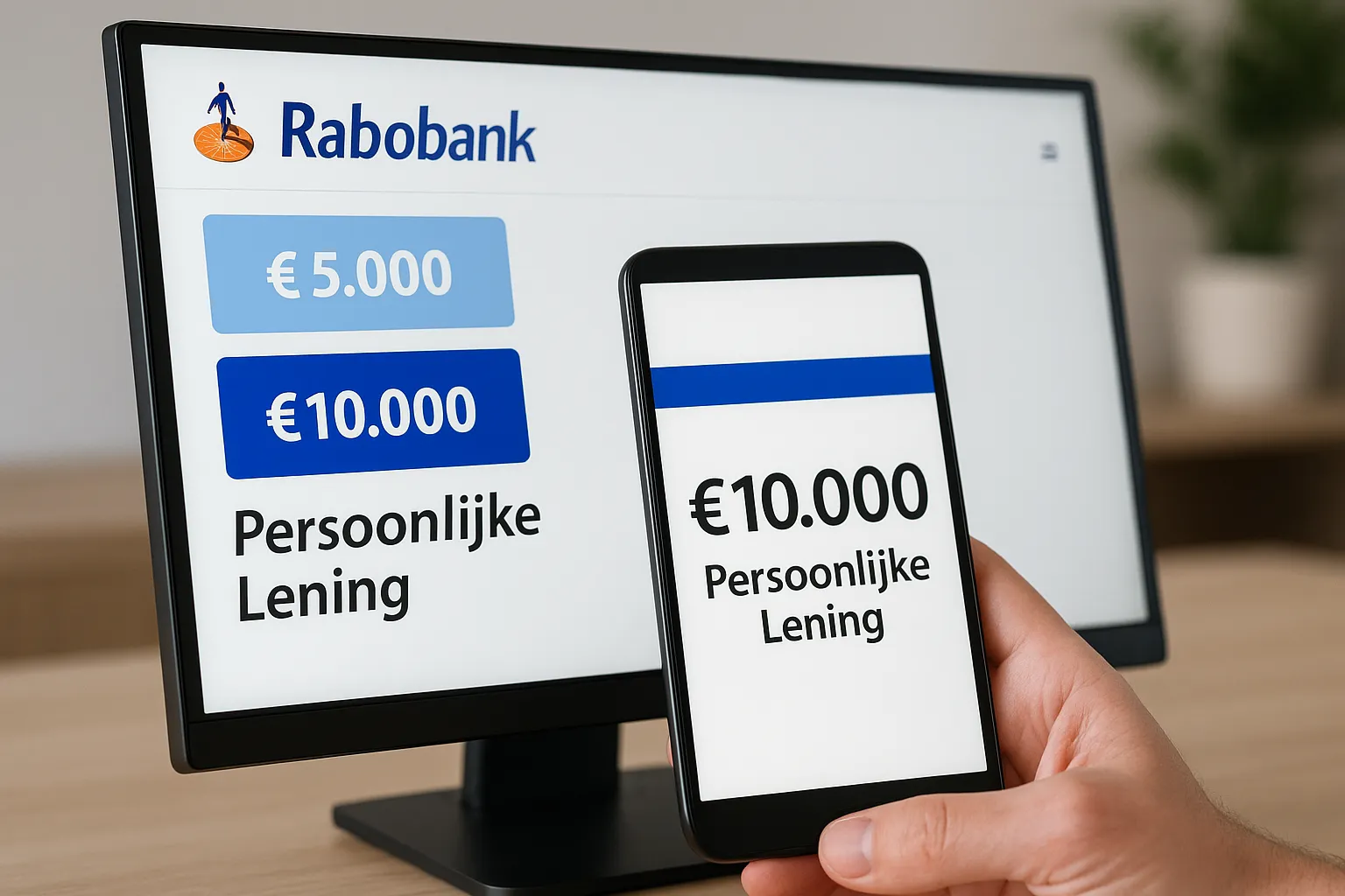 Rabobank €10.000 Persoonlijke Lening